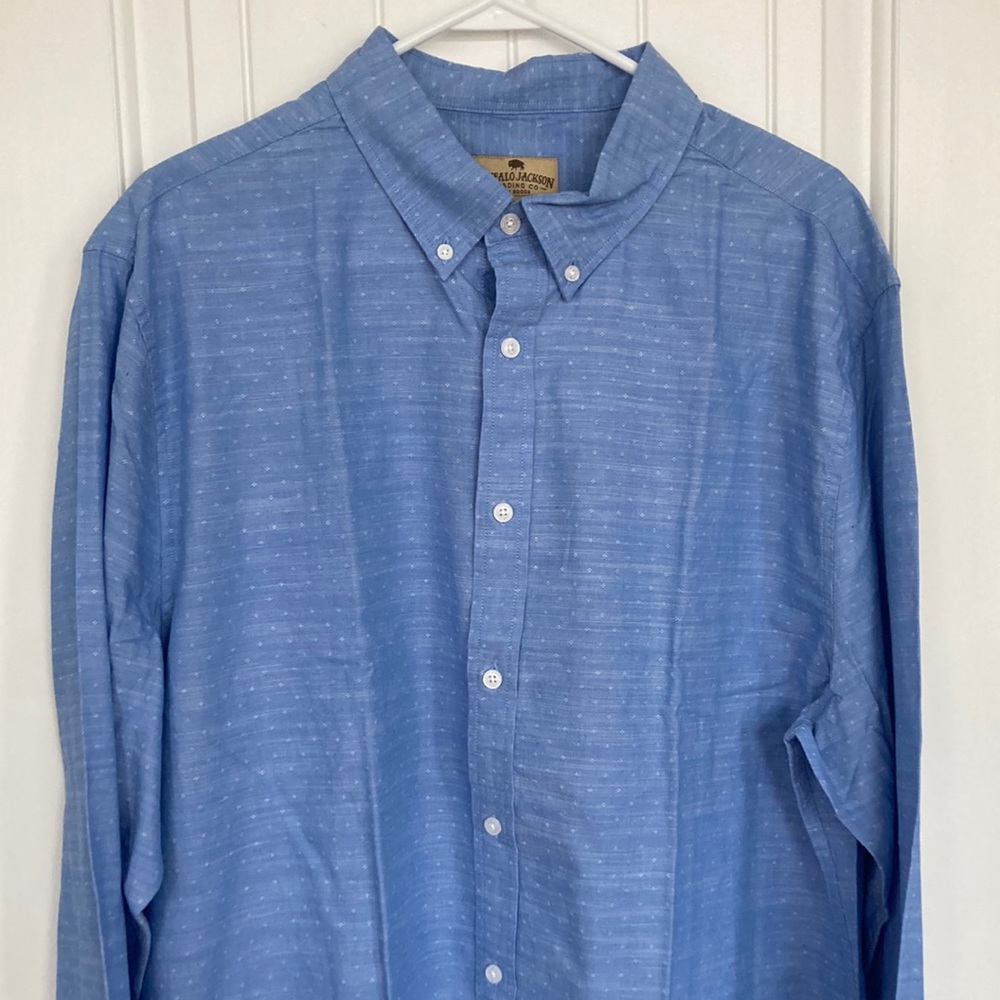 Buffalo Jackson Men's Brentwood Long Sleeve Dress Shirt - 100% Cotton BRAND NEW!